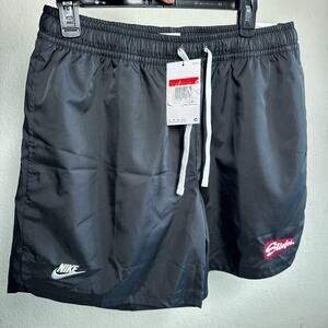 Nike Stanford Flow Shorts Black L Mesh Lined Above Knee Athletic